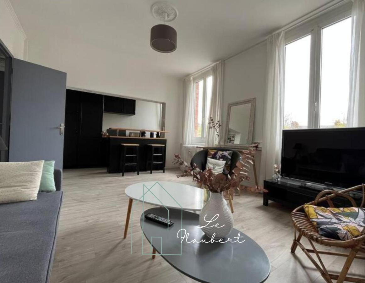 Le Flaubert, Appartement Et Parking En Centre Ville Rouen Bagian luar foto